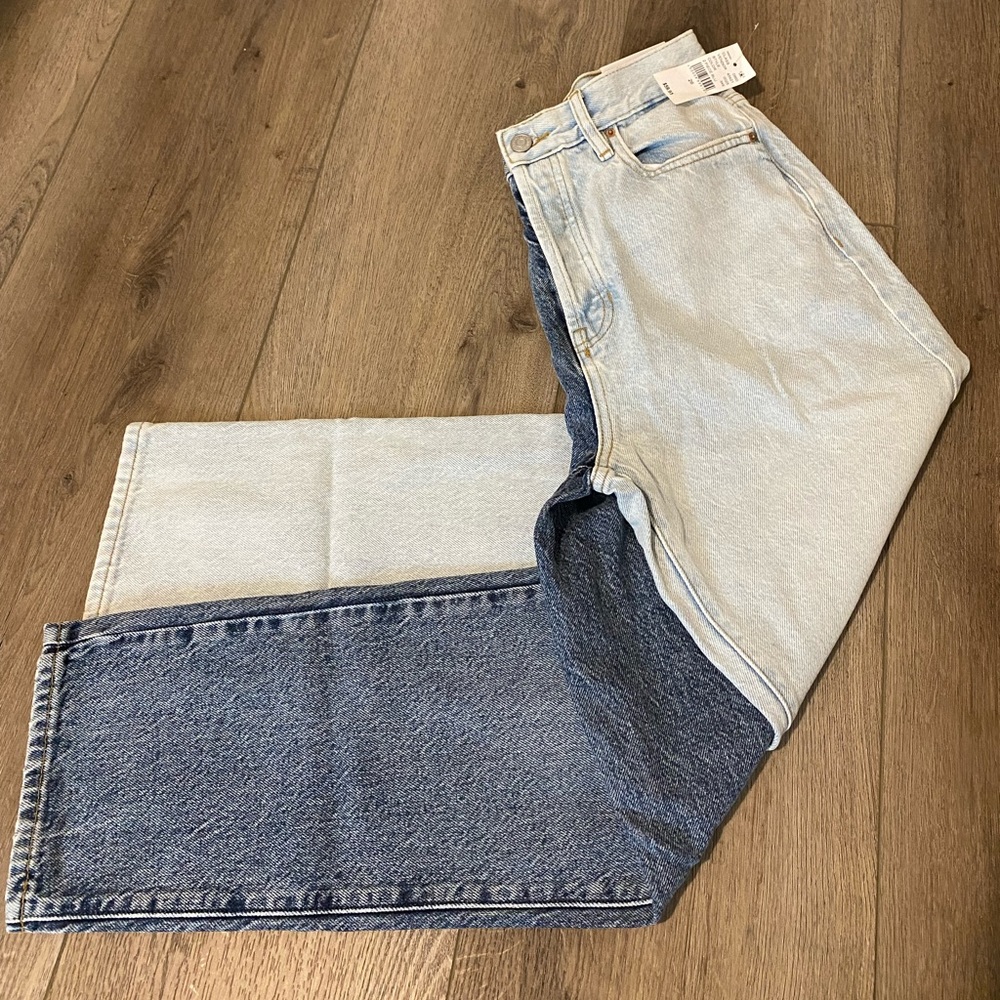 New Two Tone Wash Jeans